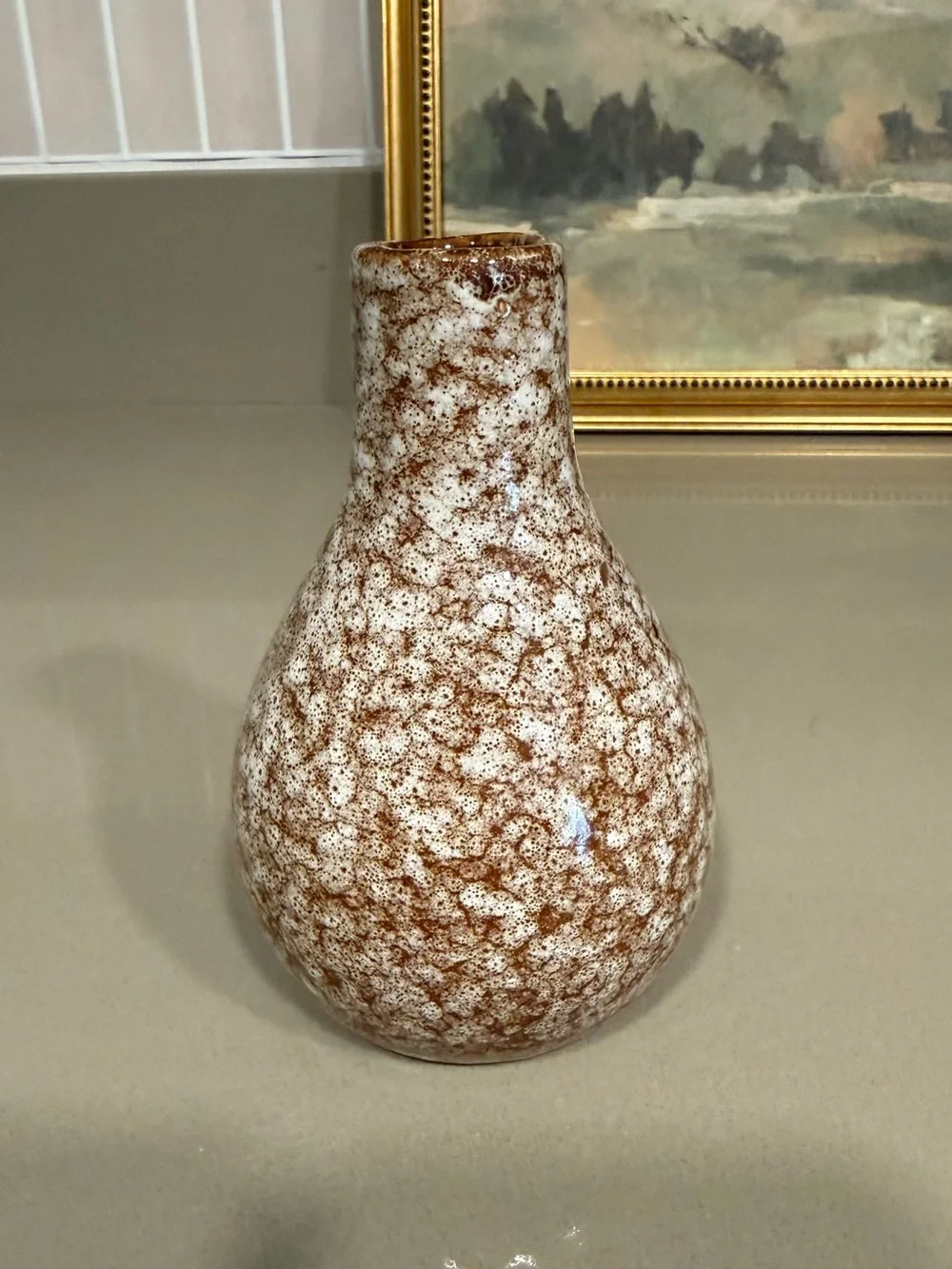 Speckled Ceramic Bud Vase